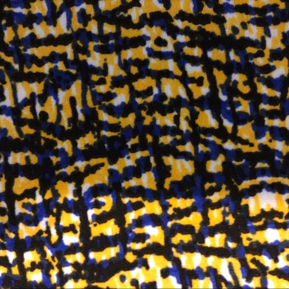 Jones Wear  Stretchy Skirt  Size XL Elastic Waist Flowy Unlined Midi Colorfully - Picture 5 of 7